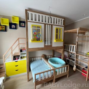 Детские спортивные комплексы для квартиры и дома купить в Москве в интернет-магазине Романа